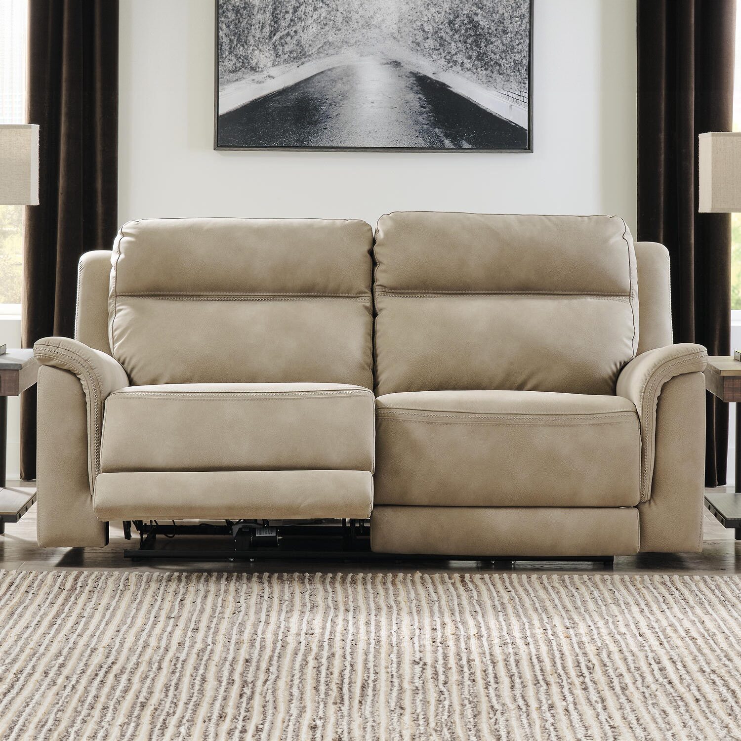 Signature Design By Ashley® Next-Gen DuraPella Dual Power Pad Arm Reclining Sofa