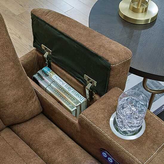 Signature Design By Ashley® Wolfridge Dual Power Reclining Sofa