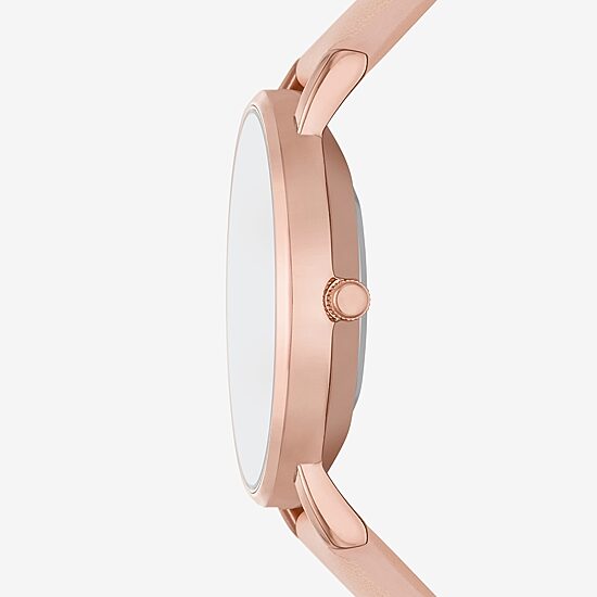 Womens Pink Strap Watch Fmdjo300