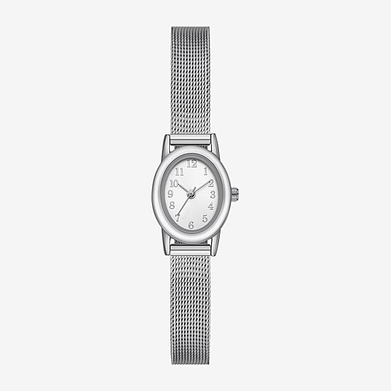 Womens Silver Tone Stainless Steel Bracelet Watch Fmdjo306