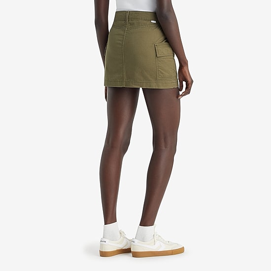 Levi's® Cargo Womens Mid Rise Denim Skirt