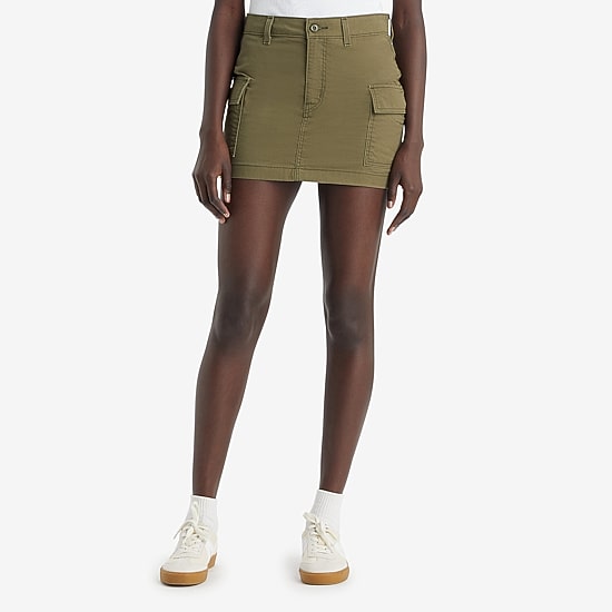 Levi's® Cargo Womens Mid Rise Denim Skirt