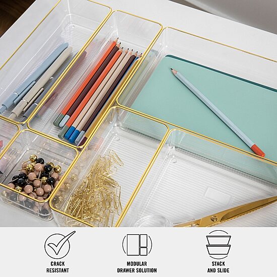 Martha Stewart 8 Pack Desk Organizers