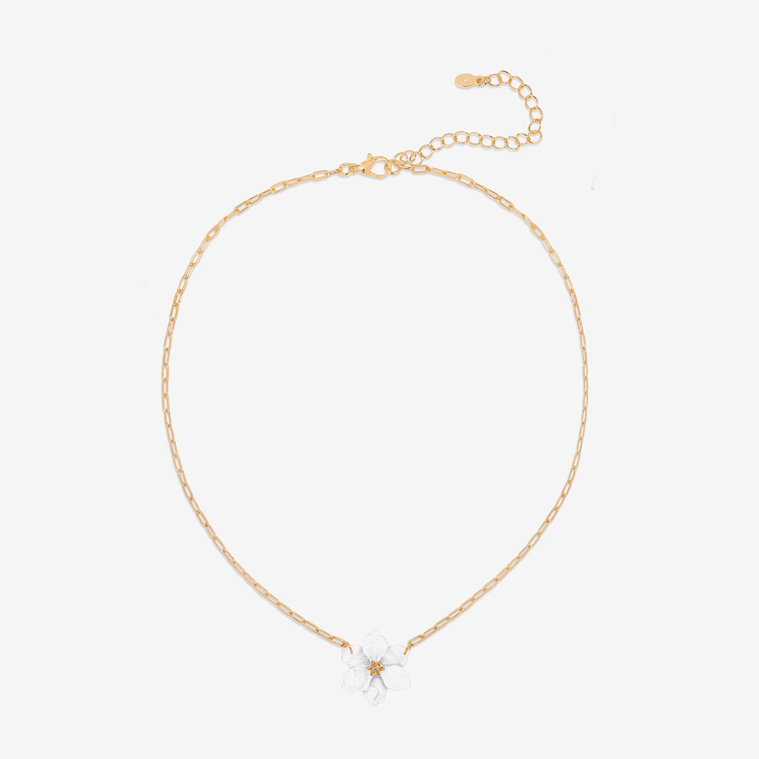 Bijoux Bar Delicates Womens Glass Fleur De Lis 16 Inch Pendant Necklace