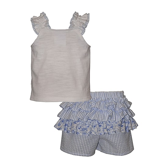 Bonnie Jean Baby Girls Knit 2-pc. Short Set