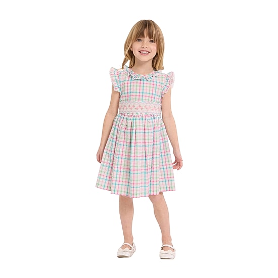 Bonnie Jean Little Girls Flutter Sleeveless A-Line Dress