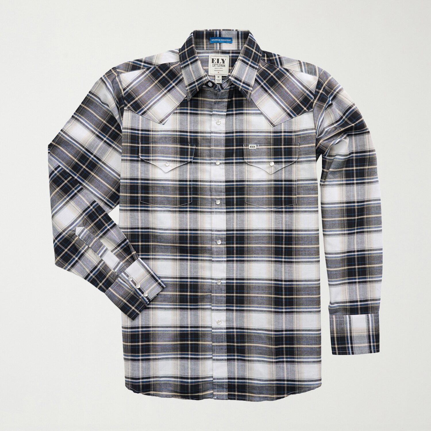 Ely Cattleman Tall Mens Long Sleeve Western Shirt