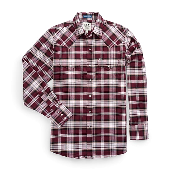 Ely Cattleman Tall Mens Long Sleeve Western Shirt