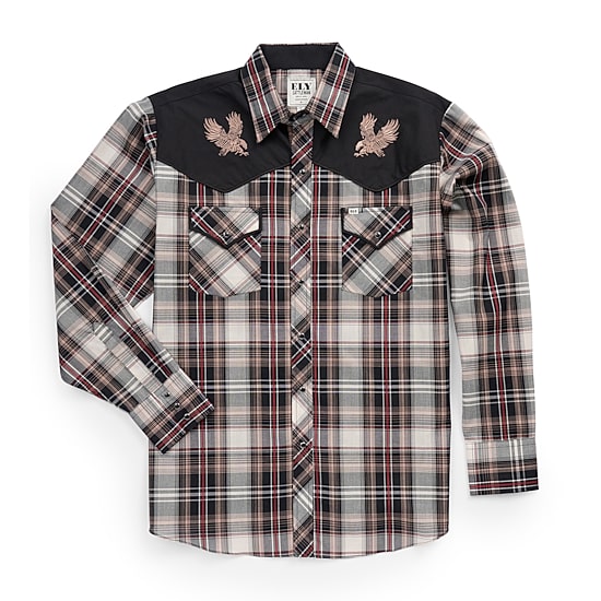 Ely Cattleman Tall Mens Long Sleeve Western Shirt