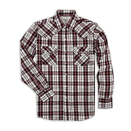 Ely Cattleman Mens Long Sleeve Western Shirt, 3x-large, Red