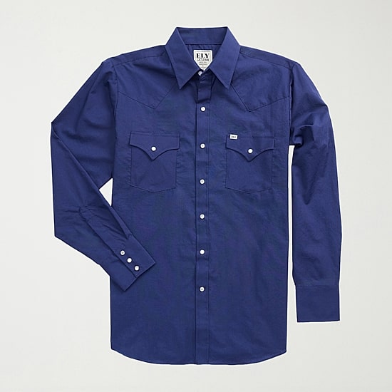 Ely Cattleman Big Mens Long Sleeve Western Shirt