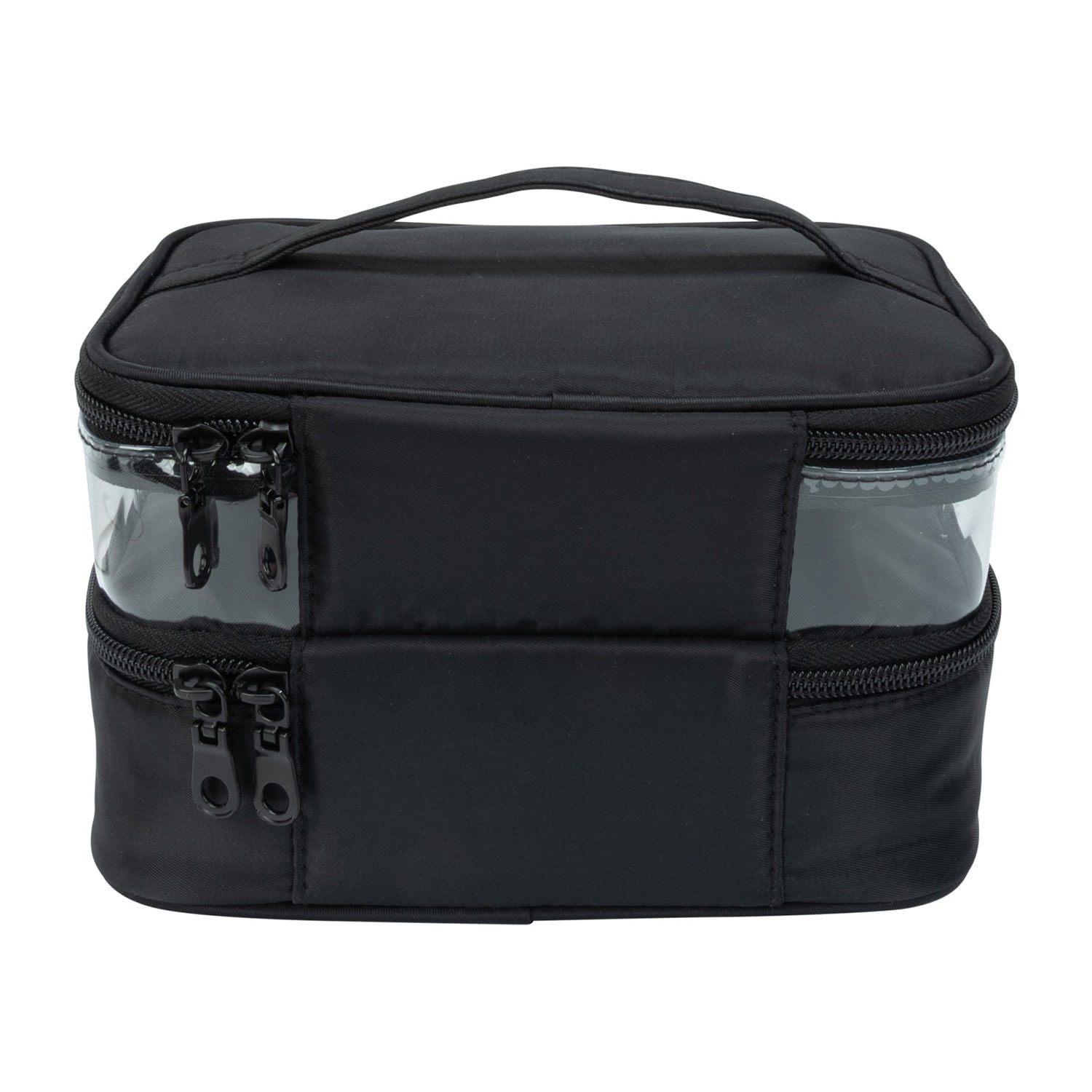 VERONA Clear Train Case Makeup Bag