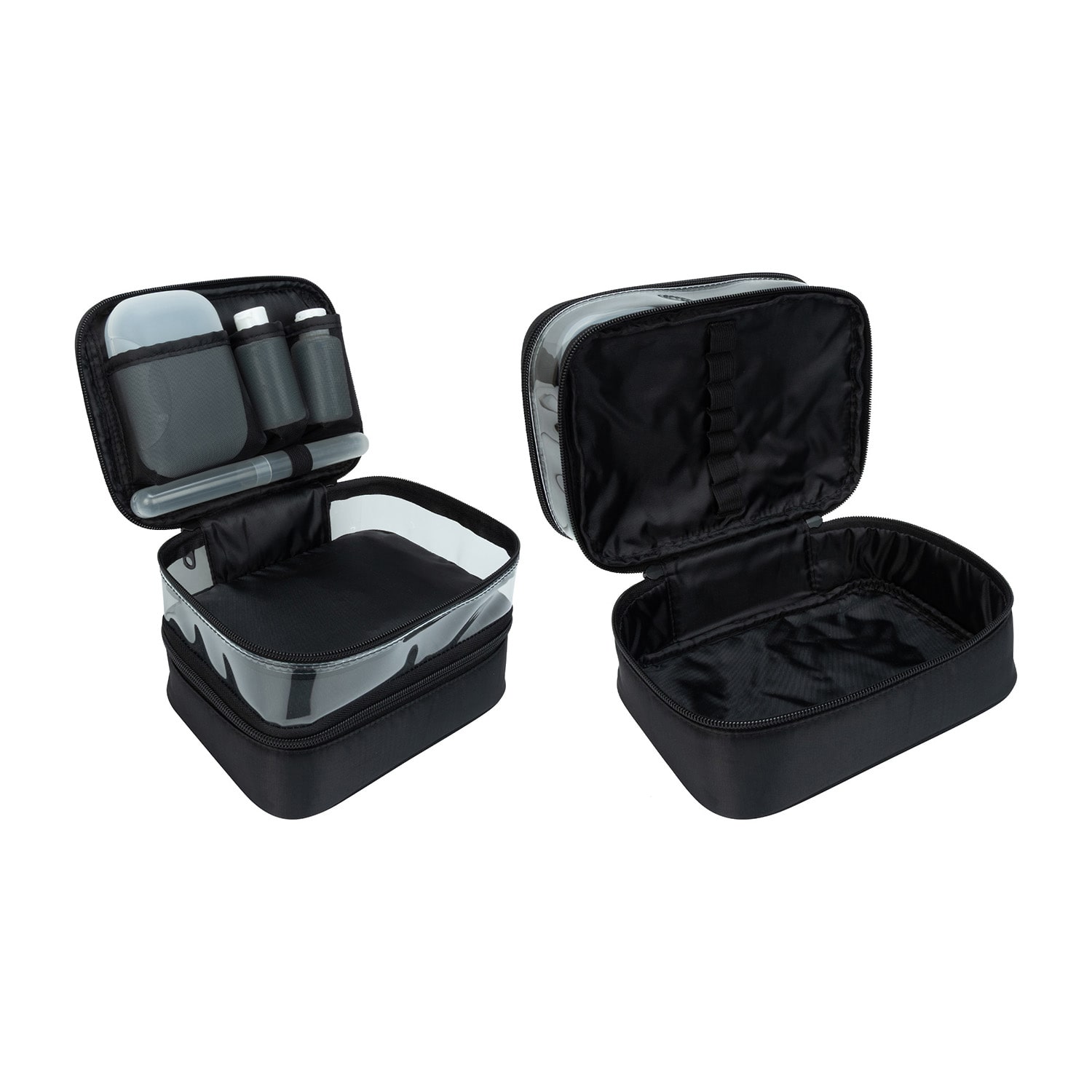 VERONA Clear Train Case Makeup Bag