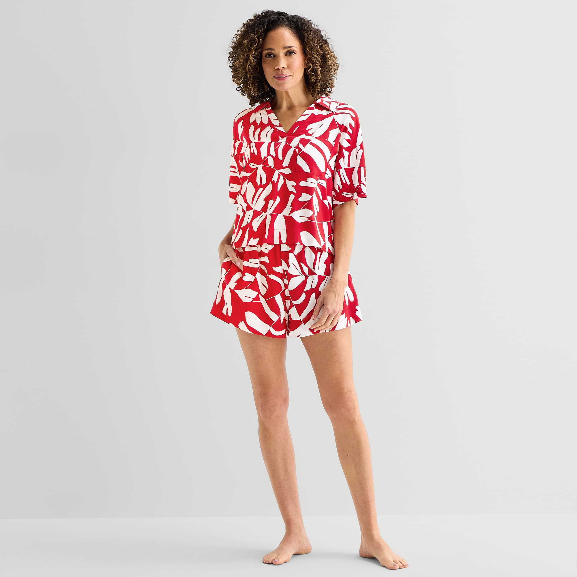 Liz Claiborne Cool and Calm Womens 2-pc. Pajama Set