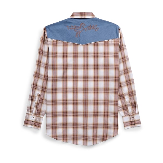 Ely Cattleman Mens Long Sleeve Western Shirt