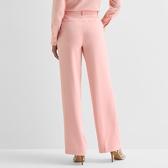 Worthington Womens Straight High Rise Trouser