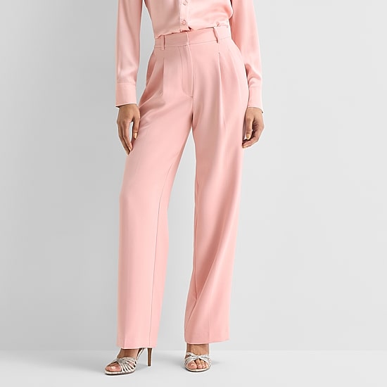 Worthington Womens Straight High Rise Trouser