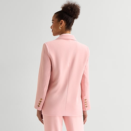 Worthington Womens Relaxed Fit Blazer