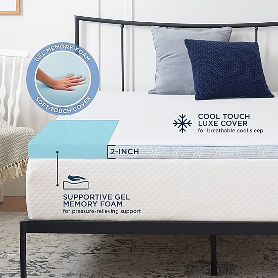 Comfort Touch by Therapedic™ 2" Cool Gel Foam Topper