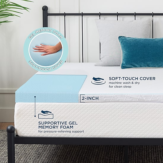 Comfort Touch by Therapedic™ The Everyday 2" Slab Topper
