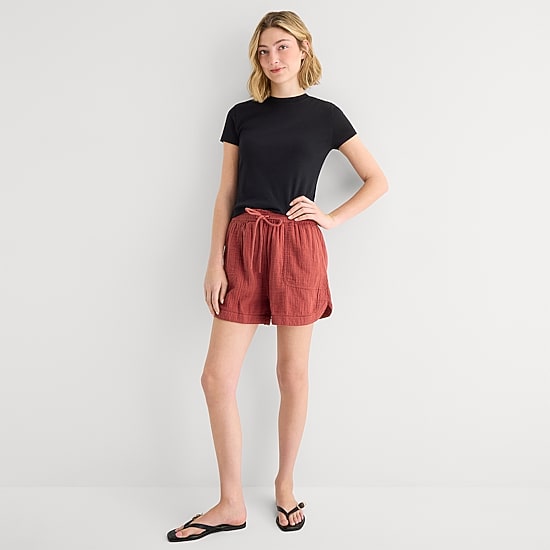 A.N.A Perfect Tee Womens Crew Neck Short Sleeve T-Shirt