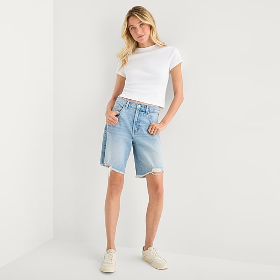 a.n.a Perfect Tee Womens Crew Neck Short Sleeve T-Shirt