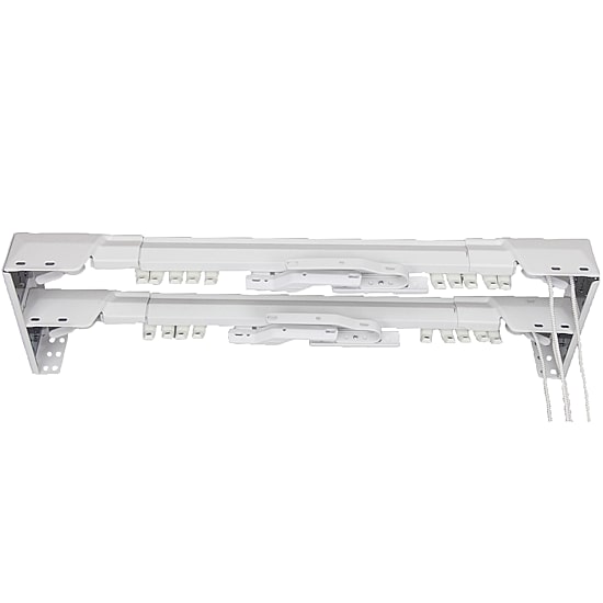 Rod Desyne Center Open Double Traverse Adjustable Curtain Rod
