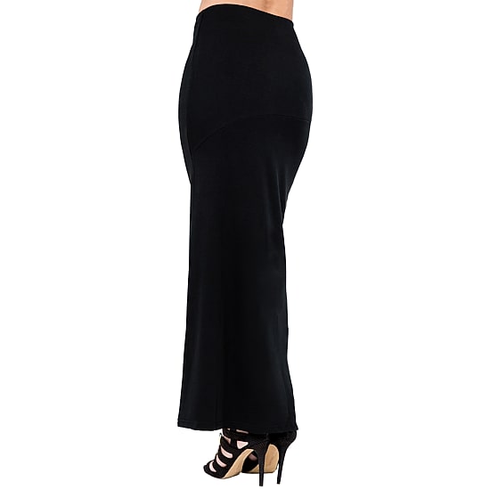 Poetic Justice Womens Mid Rise Maxi Skirt