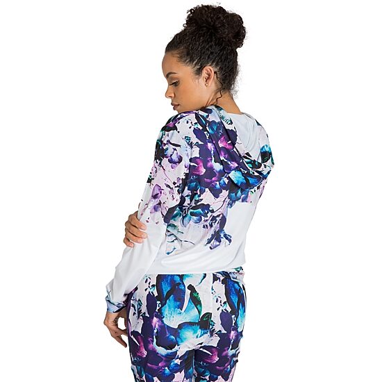 Poetic Justice Womens Hooded Lightweight Track Jacket
