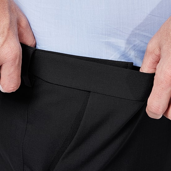 Haggar Premium Comfort Mens Classic Fit Dress Flat Front Pant