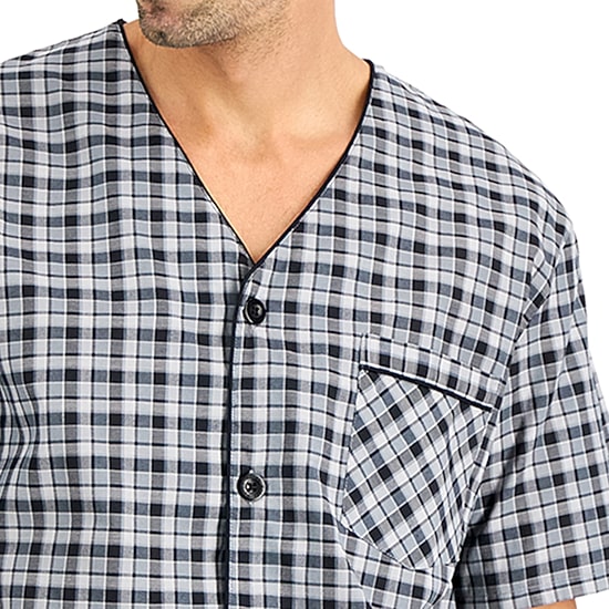 Hanes Mens Short Sleeve 2-pc. Big Pajama Set