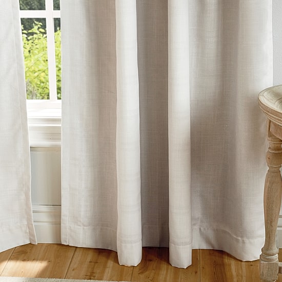Martha Stewart Bedford Back Tab Blackout Set of 2 Curtain Panel