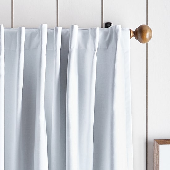 Martha Stewart Lido Rod Pocket Back Tab Blackout Set of 2 Curtain Panel