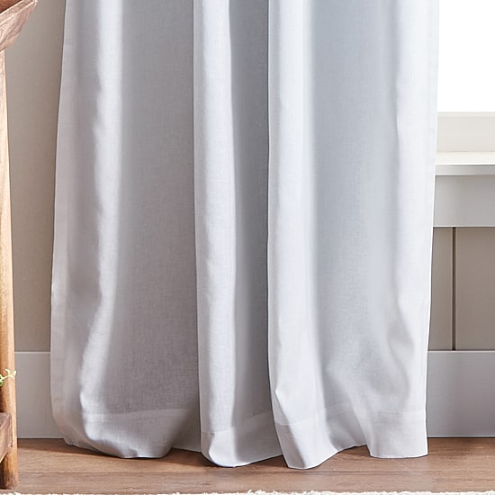 Martha Stewart Lido Rod Pocket Back Tab Blackout Set of 2 Curtain Panel