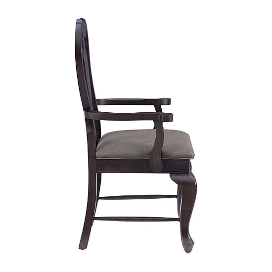 Linon Lynk Wooden Upholstered Armchair