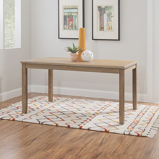 Linon Juniper Round Wood-Top Dining Table