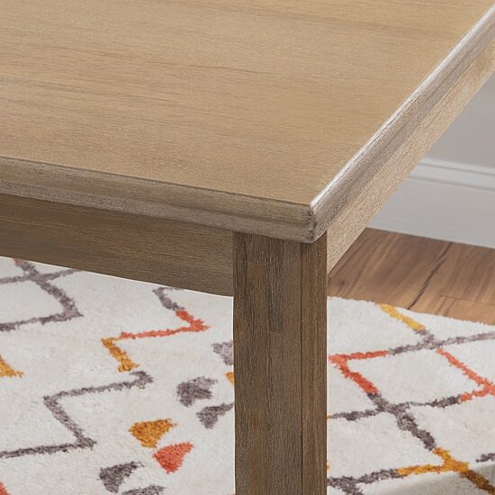 Linon Juniper Round Wood-Top Dining Table