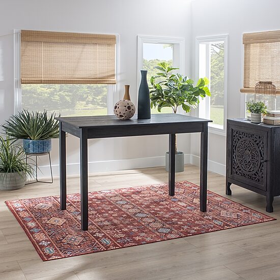 Linon Juniper Rectangular Wood-Top Dining Table