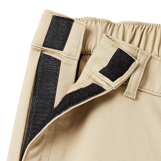 St. John's Bay Universal Wrinkle Free Easy Care Seated Mens Adaptive Easy-on + Easy-off Seated Wear Classic Fit Flat Front Pant
