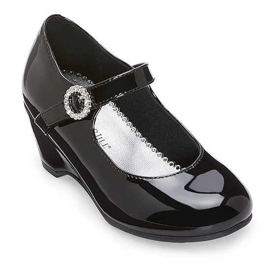 Christie & Jill Heart Little & Big Kid Girls Round Mary Jane Shoes