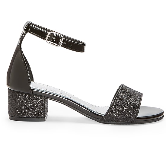 Christie & Jill Mallory Little & Big Kid Girls Round Open Toe Block Heel Pumps