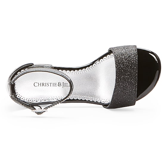 Christie & Jill Mallory Little & Big Kid Girls Round Open Toe Block Heel Pumps