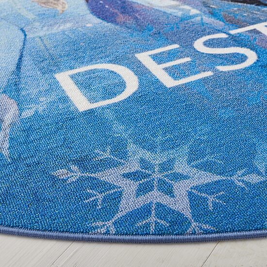 Disney Frozen II Collection Destiny Washable 5'x5' Indoor Round Area Rug