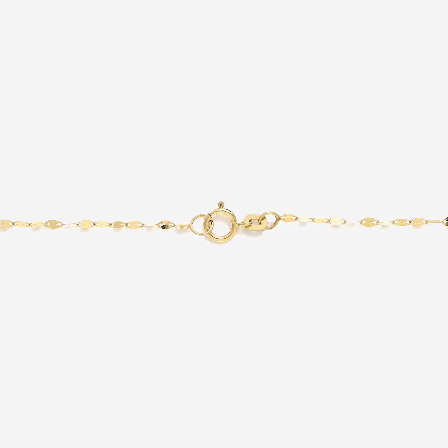 Made in Italy Womens 10K Gold 18 Inch Fashion Chain Necklace