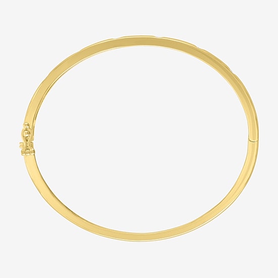 Diamond Addiction (G-H / I1-I2) 1/10 CT. T.W. Lab Grown White Diamond Sterling Silver or 14K Gold Over Silver Bangle Bracelet