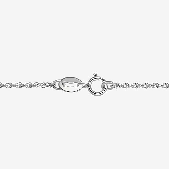 "Mom" Womens Sterling Silver 18 Inch Locket Necklace