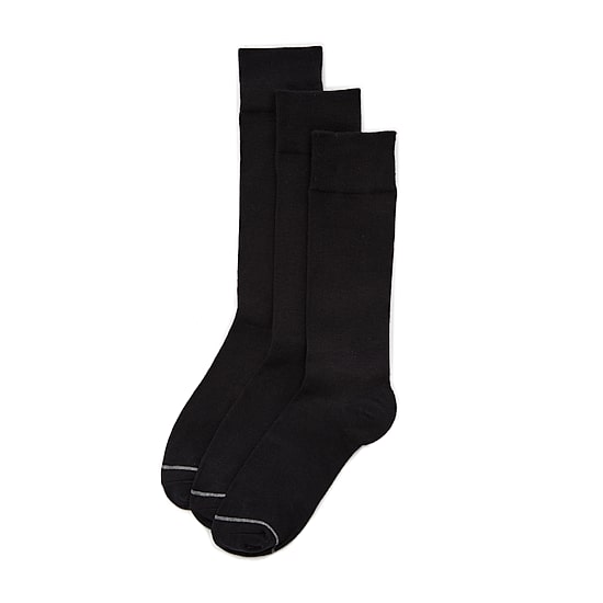 Stafford Super Soft Lux Mens 3 Pair Big and Tall Crew Socks