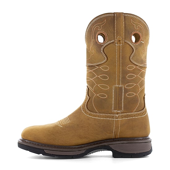 Frye Supply Fr40103 Mens Round Steel Toe Work Shoes