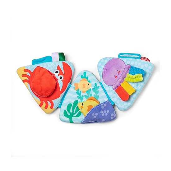 Melissa & Doug Ocean Tummy Time Triangle Interactive Toy