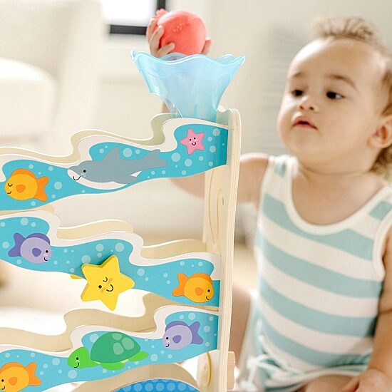 Melissa & Doug Rollables Ocean Slide Interactive Toy